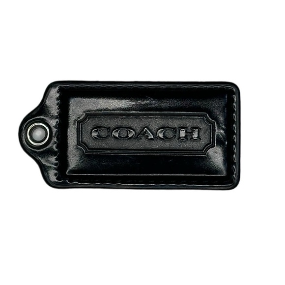Coach Leather Key Fob Tag - Picture 1 of 2